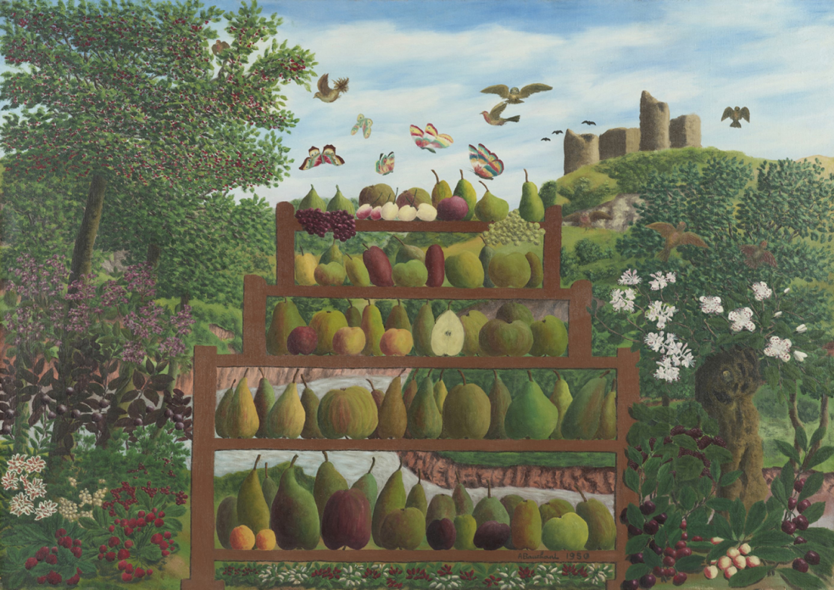 アンドレ・ボーシャン　板画油彩画『田園風景』 ベニューニュース｜トピックス｜VENUE LINK